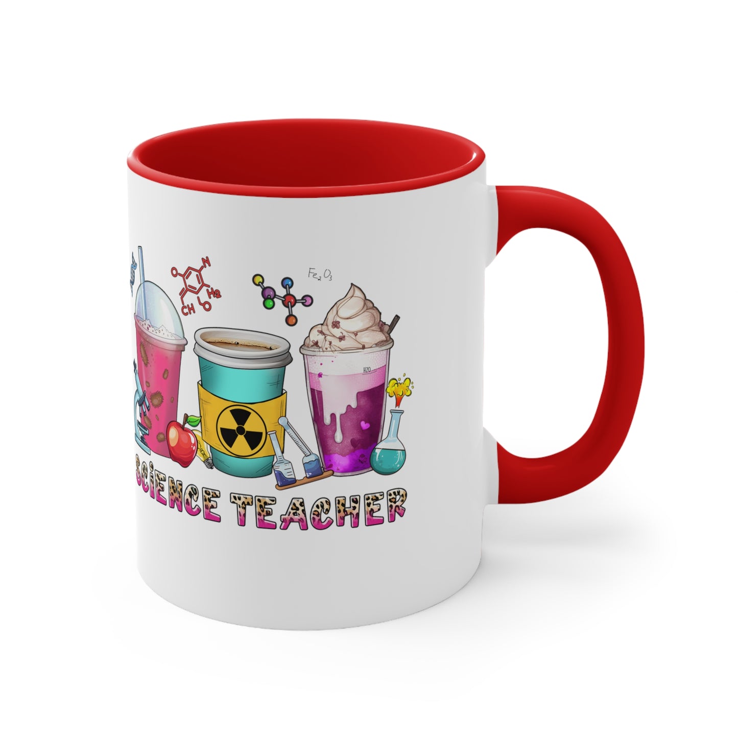 "Empowering Minds, One Experiment at a Time: The Science Sage's Sip"teachers mug christmas  colour full mug 110z
