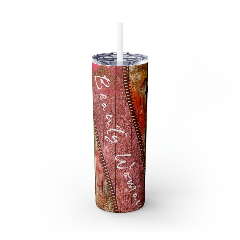 "High-Quality 20oz Skinny Tumbler with Straw : Stay Hydrated in Style with Our Premium Collection"