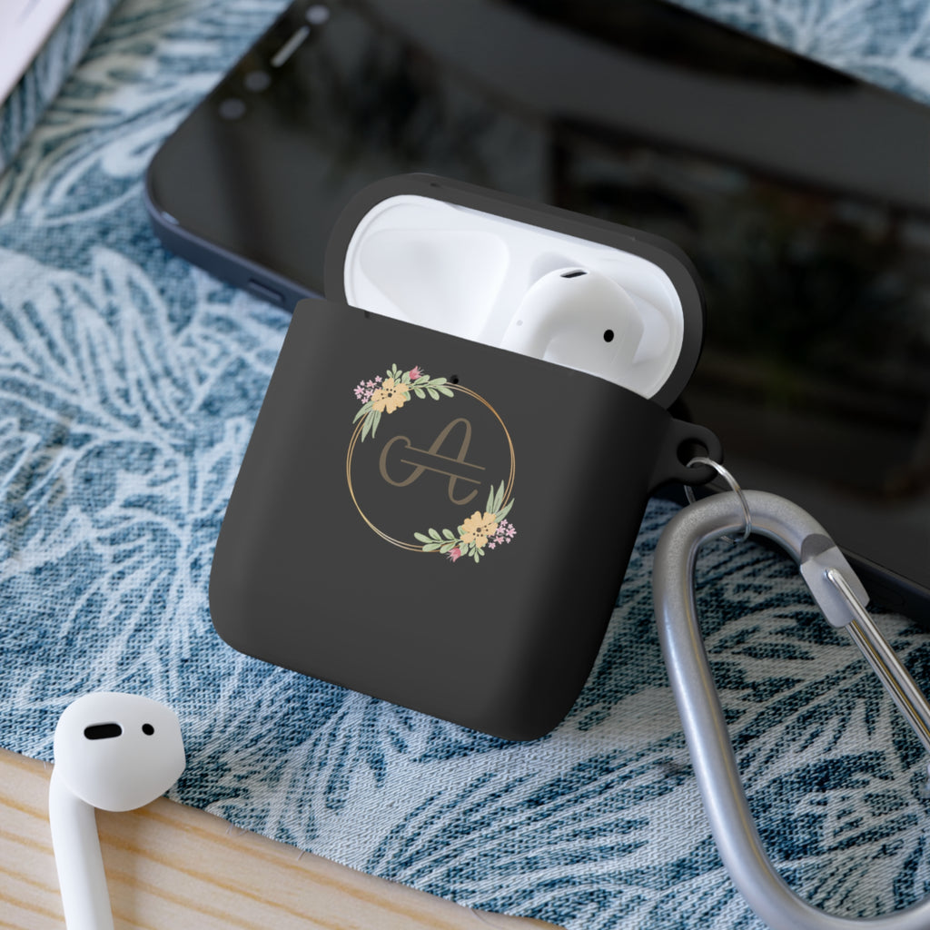 Custom Monogram Letter 🅰️🎧 AirPods Case Covers: Elevate and Protect Your Pods in Style! ✨🔒"