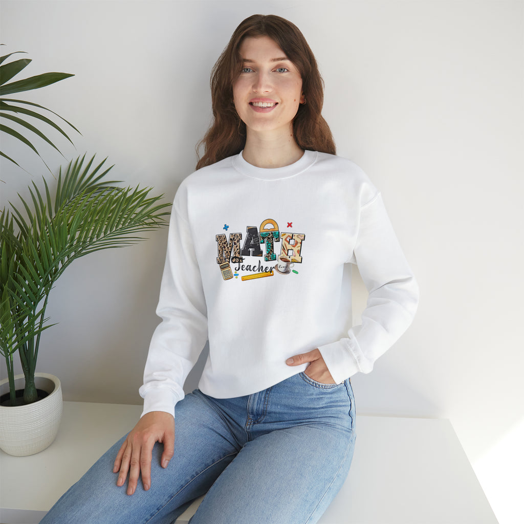 "Smart and Stylish: Math-Themed Sweatshirts for Teachers | Elevate Your Style with Unique Designs for Math Enthusiasts!", Unisex sweatshirt, Crewneck Sweatshirt