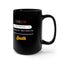 "Premium Black Customized Mug 15oz: Personalized Coffee Mugs with this unique idea for Every Occasion"
