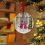 "Customized First Christmas Together Christmas Ornament - Personalized Couples' Holiday Decor"